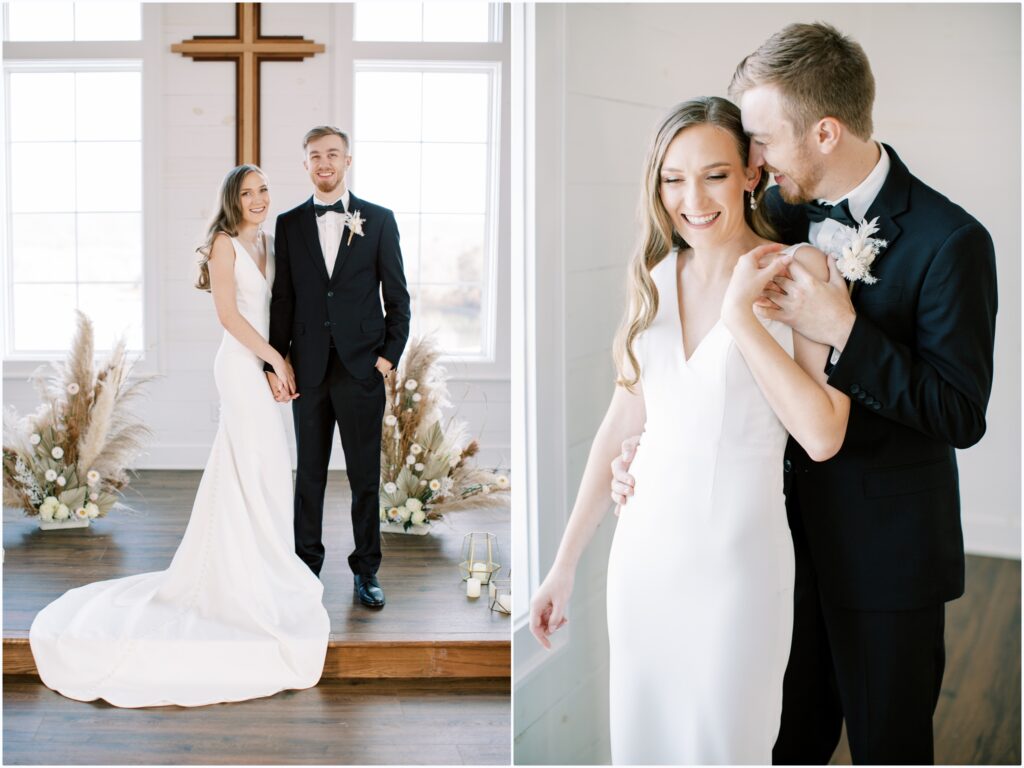 Bride and groom portraits